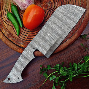 Cuchillo Burraq Personalizado Hecho a Mano con Hoja de Acero de Damasco, Multifuncional, Diseño de Gota de Lluvia, 7.5 Pulgadas, Regalo Perfecto para Actividades al Aire Libre - Product Image 2