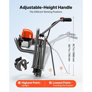 Allanadora de Concreto con Motor de Gasolina de 1.16 HP y 4 Tiempos, Máquina Niveladora Vibratoria con Eje Flexible - Product Image 4