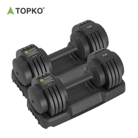 Haltères ajustables intelligents en fonte de haute qualité pour la maison et la salle de sport, ensemble multi-poids noir ARMS