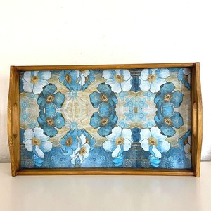 Elegant Storage And Serving <b>Tray</b> With Sturdy Handles Smooth Surface Easy Carry Design Ideal For Desserts Snacks <b>Tea</b> Coffee Use - Product Image 6