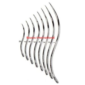 Agujas de Sutura Quirúrgica de Acero Inoxidable de Doble Curvatura y Patrón Pesado de Alta Calidad BISONS, Reutilizables, Manuales, con Certificación CE - Product Image 3