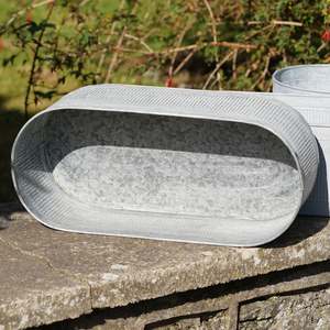 Macetas decorativas de zinc para jardín, macetas metálicas decorativas para exteriores, macetas a precio de mayorista, macetas metálicas redondas. - Product Image 5