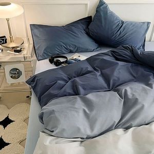Gradient Blue 3PCS Duvet Cover Set Galaxy Space Comforter with Zipper Closure 1 Duvet Cover & 2 Pillowcases-King Size - Product Image 4