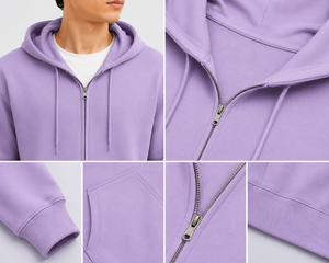 Stylish mens zipper <b>hoodie</b> with practical comfort focused design suitable for casual outings travel <b>workouts</b> and layered fashion - Product Image 6