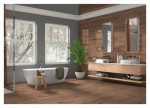 Suelo de baldosas de porcelana mate moderno de 20x120 cm, diseñado para ofrecer una superficie refinada y una fiabilidad duradera. - Product Image 4