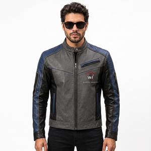 Chaqueta de Cuero para Hombre, Abrigo de Cuero Clásico, Material Suave y Duradero, Ajuste Cómodo, Prenda Exterior Elegante para Uso Casual, Viajes y Actividades al Aire Libre - Product Image 3