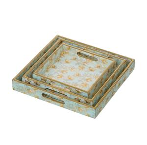 Minimal Wooden Printed Serving Storage Tray For <b>Breakfast</b> Coffee Food Tray Wood Platter & Vanity Tray For Tableware Kitchen Use - Product Image 4