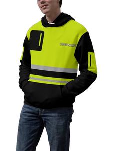 Sweat-shirt personnalisé en coton 100% pour homme, design OEM, logos personnalisés, tricoté, 280-300 g/m², fabrication au Bangladesh. - Product Image 6