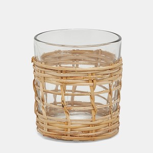 Couvre-gobelet décoratif en rotin blanc écologique de grande qualité, tressé, en verre, en promotion - Product Image 6