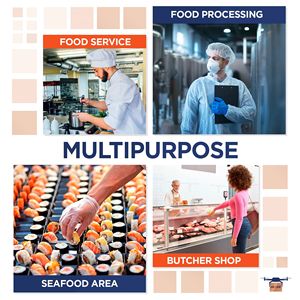 1000 Pack Blue <b>Disposable</b> Plastic <b>Aprons</b> for Adults 28 X 46 Inch Waterproof Lightweight 1.0 Mil for Food Service Cleaning - Product Image 5