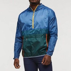 Chaqueta Cortavientos Impermeable de Tejido Softshell para Hombre, con Capucha y Media Cremallera, para Correr, Entrenar y Actividades al Aire Libre - Product Image 2