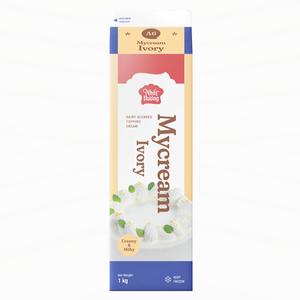 Crème Non Laitière en Gros à Forte Demande pour Boulangerie, Crème de Garniture Mélangée HALAL Mycream Ivory 1KG, Service OEM/ODM - Product Image 1