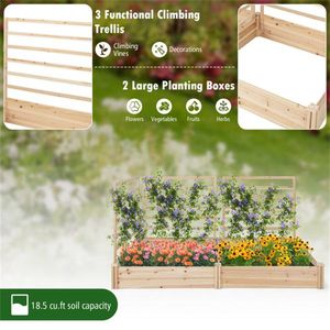 Outdoor Garden Bed Planting Box Durable Fencing Trellis & Gates - Product Image 5