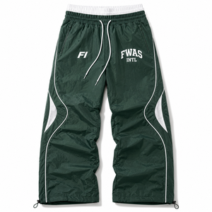 Wholesale Men's Custom <b>Track</b> <b>Pants</b> Elastic Waist Drawstring Casual Sweatpants Side Stripe Lightweight Polyester men's <b>pants</b> USA - Product Image 5
