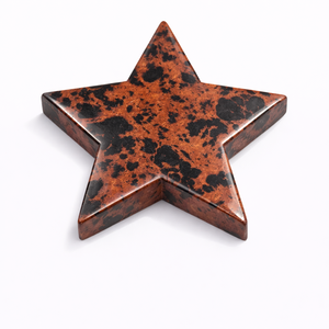 Figura de Estrella Tallada en Obsidiana Caoba para Feng Shui, Decoración del Hogar, Sanación, Meditación, Reiki, Energía, Venta al por Mayor - Product Image 1