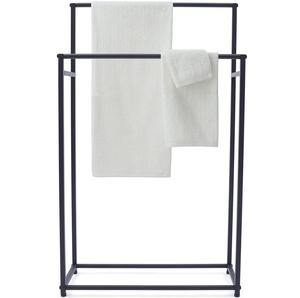 Toallero de Lujo para Baño, de 2 Niveles, Metálico, Negro, con Recubrimiento en Polvo, Venta al Por Mayor OEM - Product Image 1