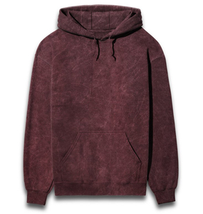 Sudadera con Capucha Unisex Extra Grande con Cierre, Tie-Dye Morado, Algodón French Terry, Estilo Casual Otoñal, Corte Regular - Product Image 4