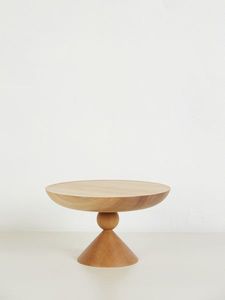 Wooden Cake Stand For <b>Kitchen</b> Decoration Dessert Display With Strong Base And Elegant Natural Design - Product Image 2