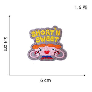 Factory Price Wholesale Custom Embroidery Patches Iron On Rocket Graphic Badge 3D Embroidered Fabric Patch for Hats Bags <b>Jackets</b> - Product Image 3