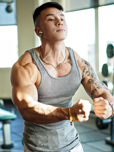 Débardeur côtelé moulant en coton et élasthanne respirant pour homme – Idéal pour la maison, le sommeil, les loisirs ou le sport – Style décontracté et sexy sans manches - Product Image 5