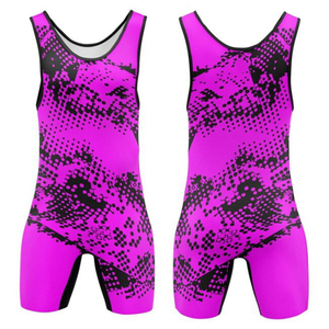 Nouvelle Arrivée Personnalisée : Maillot de Lutte en Spandex par Sublimation pour Hommes – Tenue d'Équipe de Lutte - Product Image 1