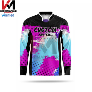 เสื้อเพนท์บอลสั่งทำพิเศษ ชุดทีมแบบซับลิเมชั่น ผู้ผลิต OEM รับทำโลโก้ตามสั่ง แบรนด์ส่วนตัว ผลิตเพื่อส่งออก - Product Image 6