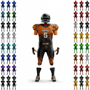 Hot Selling OEM ODM Customizable American Football Uniform Jersey Pants <b>Set</b> Athletic Teamwear For School Tournament Football Kit - Product Image 1