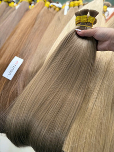 Extensions de cheveux Nasa Hair Bac Ninh, cheveux vietnamiens vierges, cheveux en vrac, double trame, 60 cm, qualité supérieure, super double trame - Product Image 2