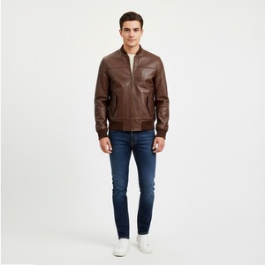 Vestes en cuir pour hommes sur mesure en gros, qualité supérieure, nouveau design, vêtements de mode, vestes d'hiver, style streetwear, vestes avec logo personnalisé - Product Image 4