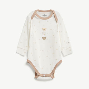 Body de Bebé de Manga Larga con Botones a Presión, de Lyocell y Spandex, para Recién Nacidos, Unisex, ODM Vietnam - Product Image 1