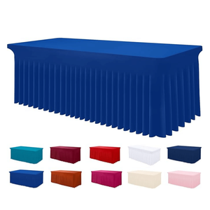 Smiry Copritavolo Rettangolare Impermeabile Lavabile 6FT, Fodera Elasticizzata in Spandex per Tavoli - Product Image 1