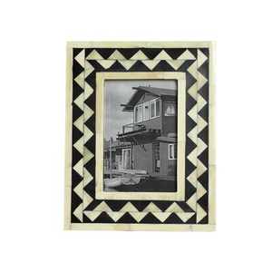 High Quality Handmade Tableware Decor White and <b>Black</b> Bone-Inlay Photo Picture <b>Frame</b> for Office Decor - Product Image 5