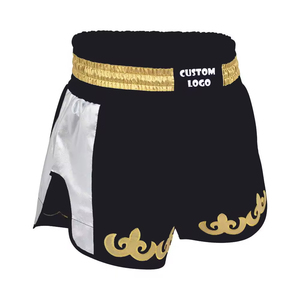 Satin Polyester Fabric Light Weight Muay Thai Shorts Top Quality Jiu Jitsu Kimono Muay Thai Shorts - Product Image 2