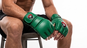 ถุงมือ MMA Dumela International EVO สีเขียวด้าน หนังแท้ ระบายอากาศได้ดี ปรับแต่งได้ คุณภาพสูง สำหรับทุกฤดูกาล ป้องกันได้ดี - Product Image 4