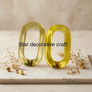 Nouvelle Décoration Murale Artistique Faite à la Main en Résine Peinte, Forme Personnalisée, Maillons de Chaîne, pour Salon et Maison - Product Image 1