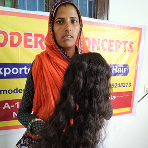 Extensions de cheveux humains naturels Remy ondulés vierges de 8 à 32 pouces à bas prix, non traités, sans produits chimiques, Inde Temple Raw None Chemical Bundles - Product Image 2