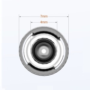 Poinçon de greffe tissulaire dentaire double, instrument chirurgical en acier inoxydable pour augmentation des tissus mous - Product Image 2