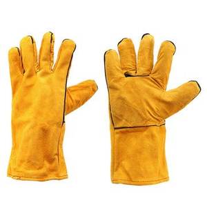 Custom Logo Safety Welding Gloves Durable Customizable <b>Heat</b> Resistance Welding Gloves <b>Heat</b>-resistant Welding - Product Image 2