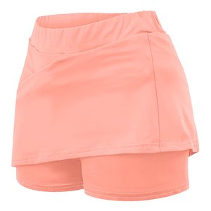 Women Solid Color Asymmetrical A-line Sport <b>Skirt</b> Built-In Shorts <b>Elastic</b> Waist Breathable Woven Polyester Mini Length Summer - Product Image 4