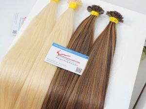 LA MEJOR VENTA de mechones de cabello crudo, hueso recto, queratina, Punta I, muchos colores, extensiones de cabello vietnamita - Product Image 5
