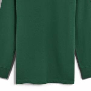 Polo de rugby surdimensionné pour homme, 350 GSM, poids lourd, 100% coton, streetwear, logo brodé - Product Image 6