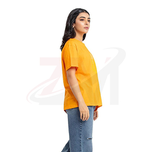 Camiseta de Gran Tamaño para Mujer, de Alta Calidad, con Estampado, Transpirable, de Algodón, Estilo Casual, Ropa Urbana, Fábrica de Ropa Personalizada - Product Image 2