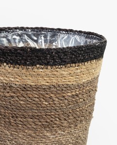 Maceta de Ratán Natural, Cesta para Plantas, Estilo Nórdico Minimalista, Contenedor para Plantas de Interior para Decoración del Hogar - Product Image 4