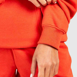 Conjunto de Sudadera con Capucha y Pantalones Cortos para Mujer, Diseño Moderno, Casual, Invernal, 100% Algodón, Corte Regular, 2 Piezas - Product Image 6