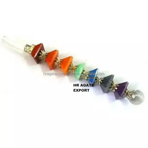 หินอาเกตและอเมทิสต์แบบคริสตัลหินธรรมชาติสไตล์ทางศาสนาหรูหรา - Product Image 2