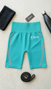 กางเกงขาสั้นออกกำลังกายสำหรับผู้หญิง ยี่ห้อพรีเมียม ระบายอากาศได้ดี ไร้ตะเข็บ เหมาะสำหรับโยคะ ฟิตเนส ยิม วิ่ง หรือใส่ลำลอง ช่วยยกกระชับสะโพก - Product Image 6