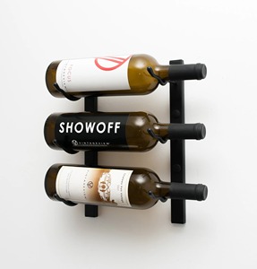 Moderno Soporte de Pared Minimalista para Botellas de Vino, Marco de Hierro Negro, Ahorro de Espacio, Estante Colgante para 3 Botellas, Decoración de Cocina - Product Image 4