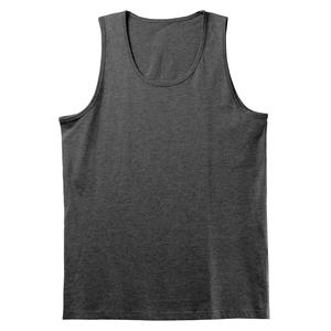 Débardeur sans manches pour homme, vert olive, col rond, tricoté, couleur unie, grande taille - Product Image 5