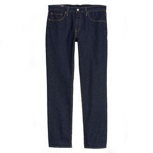 Jeans de Mezclilla para Hombre, Corte Recto, Lavado Medio, Cintura Media, Ajuste Regular, Algodón, Estilo Invernal, Secado Rápido, Ligeros - Product Image 2