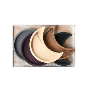 Bandeja de madera para servir comida, plato con diseño de luna y estrella, decoración de mesa de madera para Eid Mubarak, para festivales y fiestas musulmanas. - Product Image 5